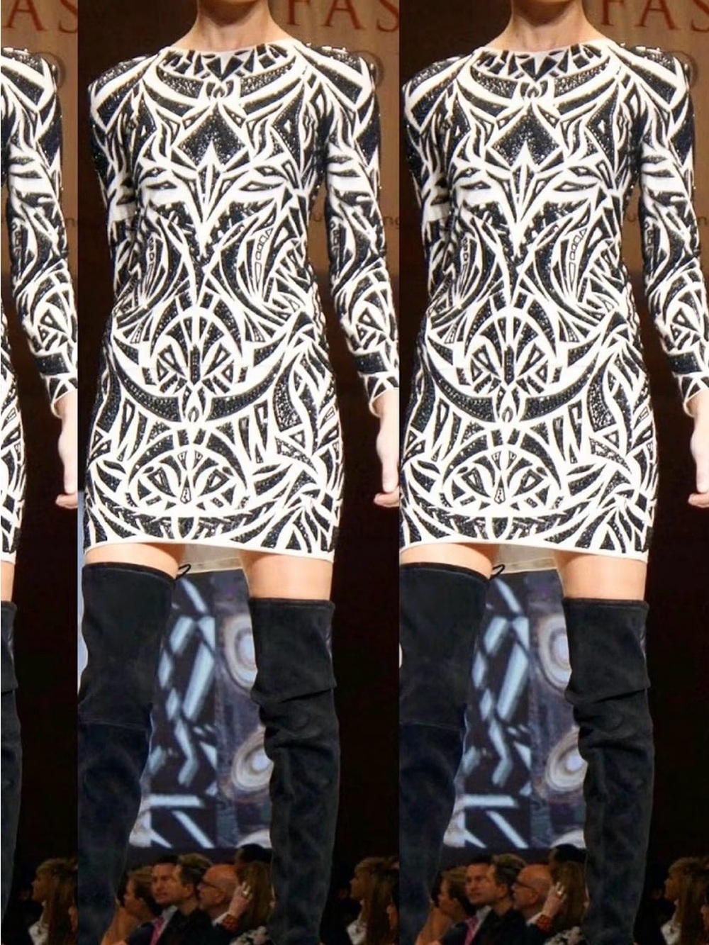 🚨 CELEBRITY LOVE 🚨  $2195 Rubin Singer Sequin Black / Gold mini dress